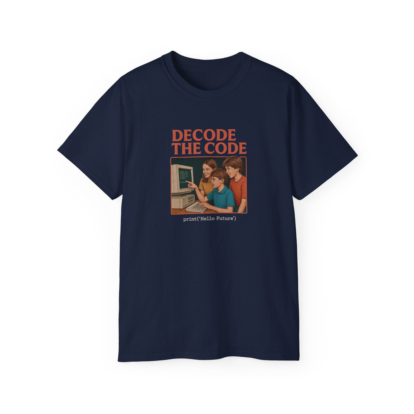 Decode the Code Retro Unisex T-shirt