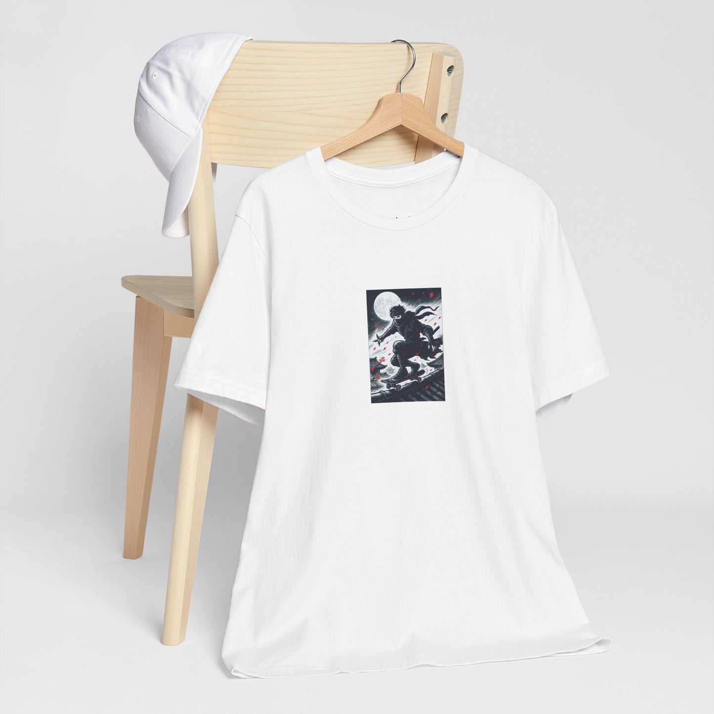 Ninja Boy Skater Premium Unisex Short Sleeve Jersey Tee