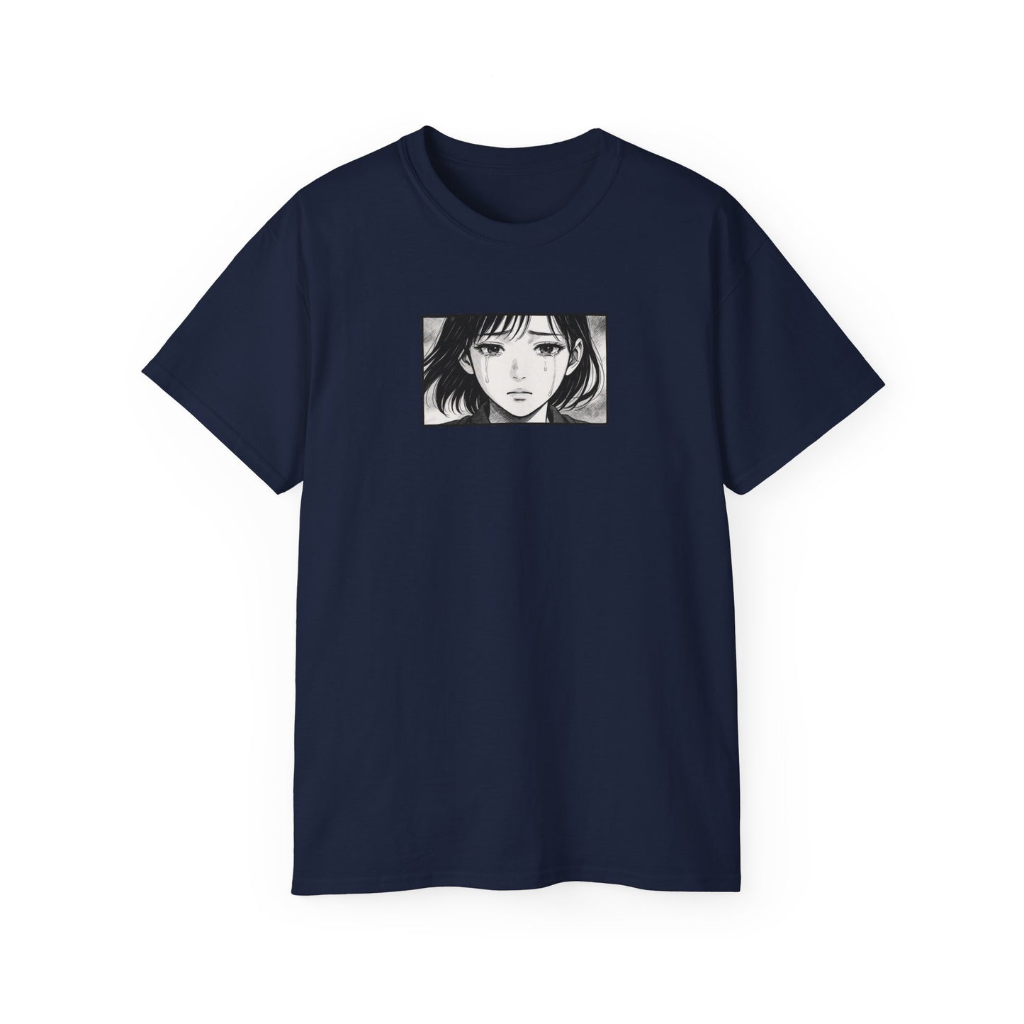 Anime Sad Girl Unisex Ultra Cotton T-Shirt