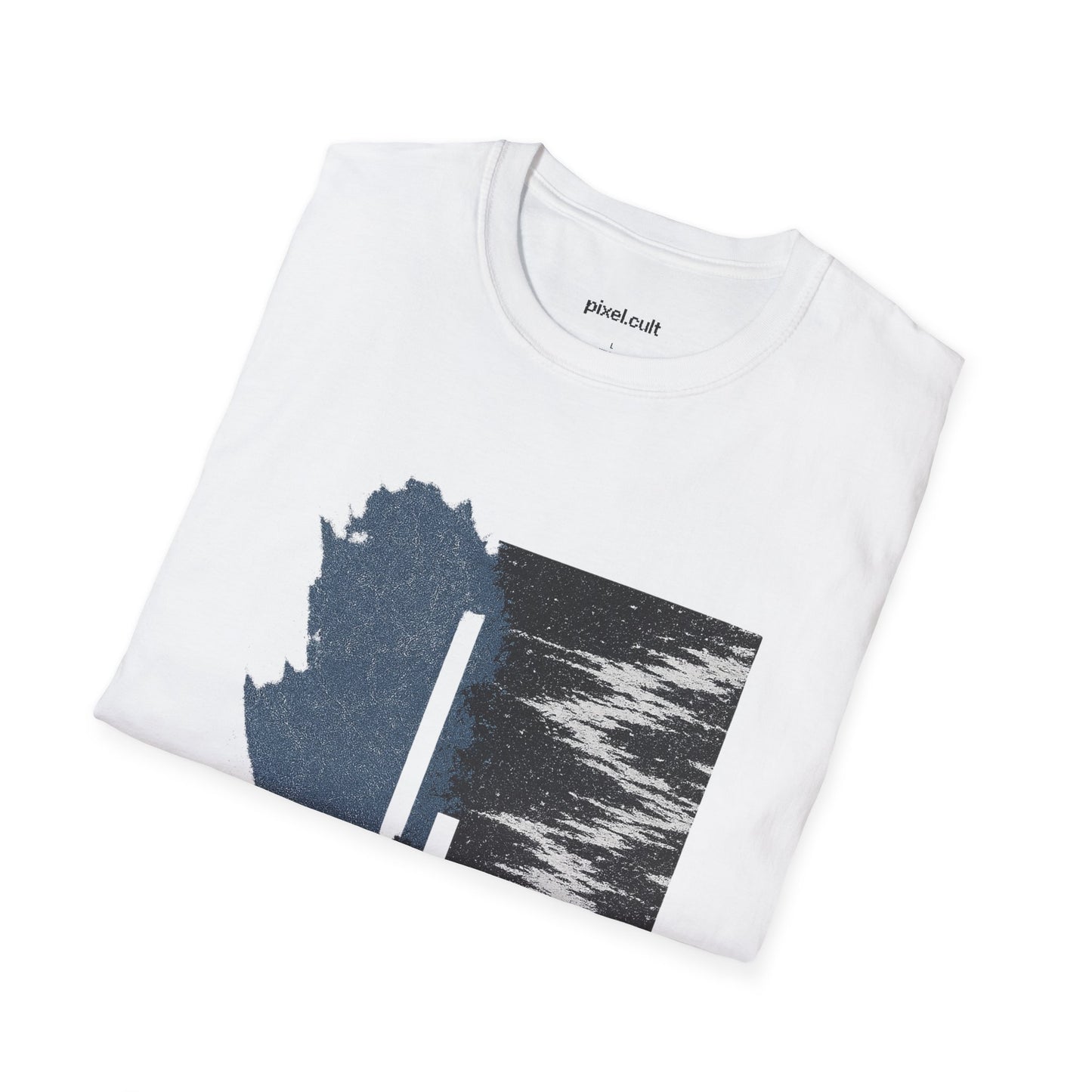Urban Abstract Denim Unisex Softstyle T-Shirt