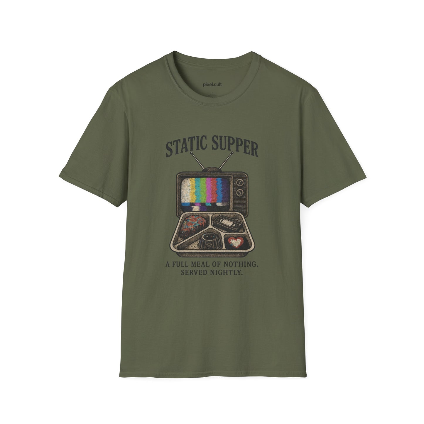 Static Supper Unisex Softstyle T-Shirt