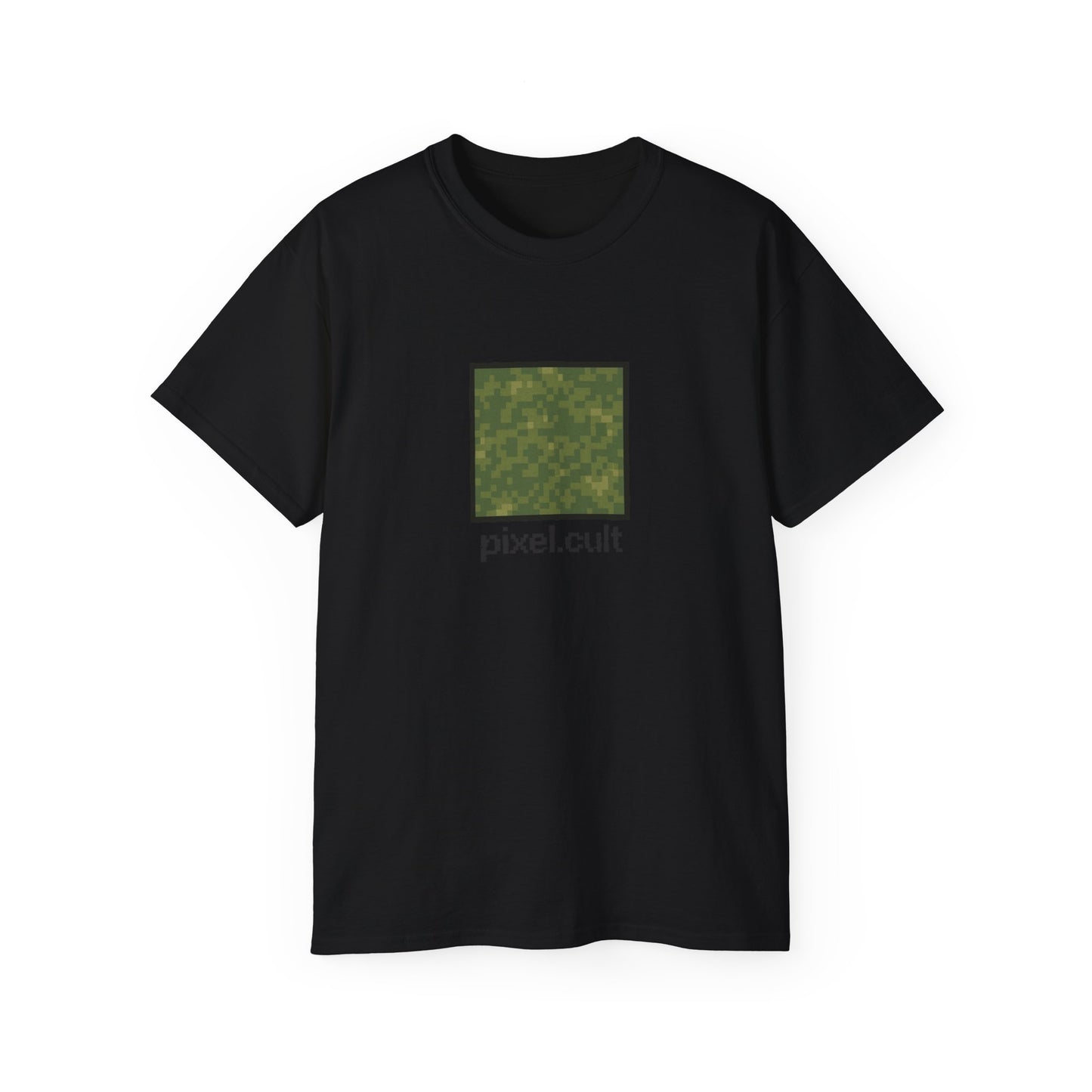 Pixel Cult Camo Logo Unisex Ultra Cotton Tee