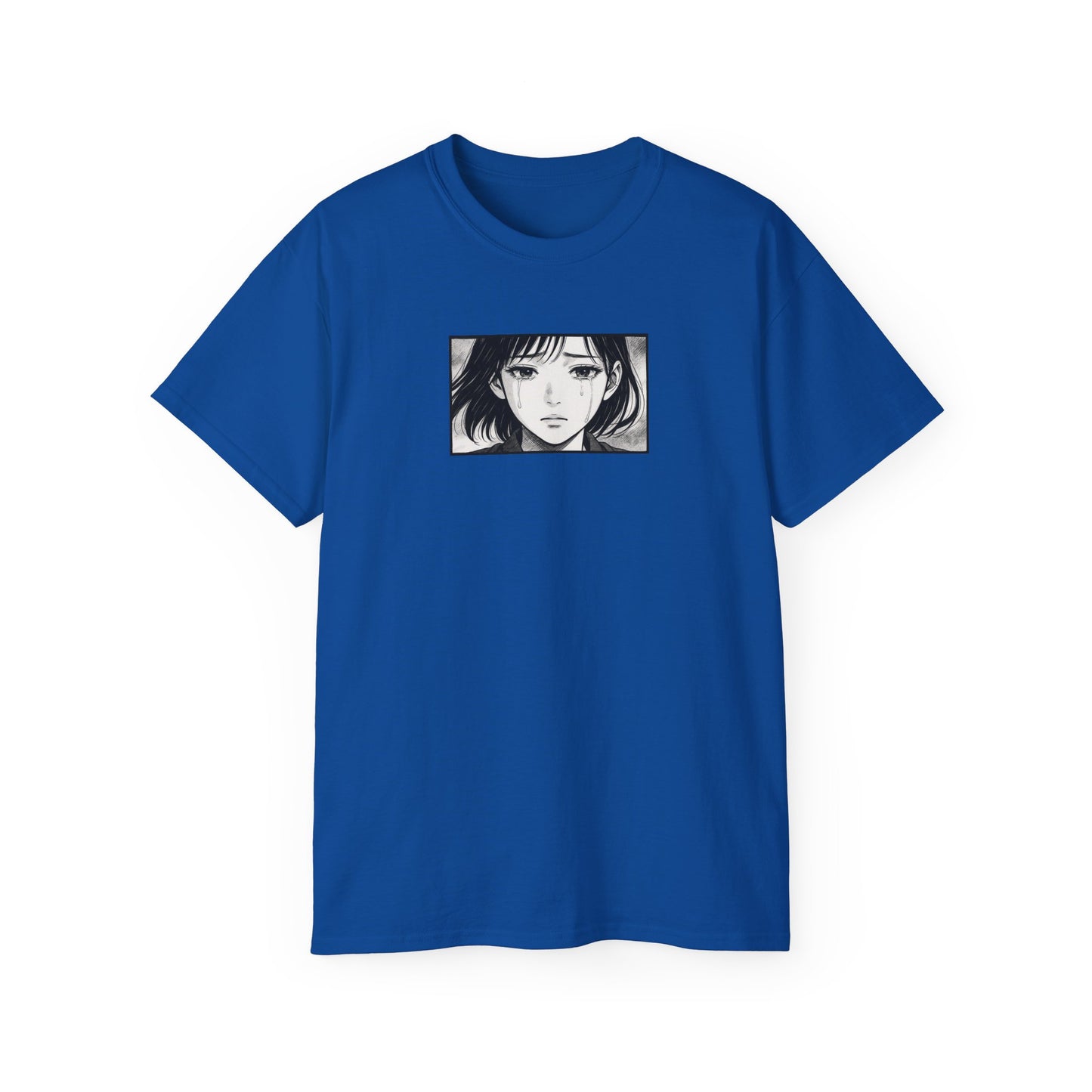 Anime Sad Girl Unisex Ultra Cotton T-Shirt