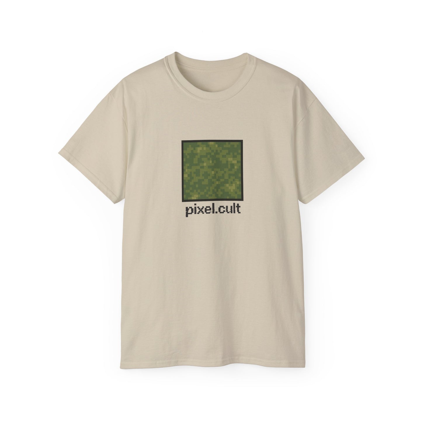 Pixel Cult Camo Logo Unisex Ultra Cotton Tee