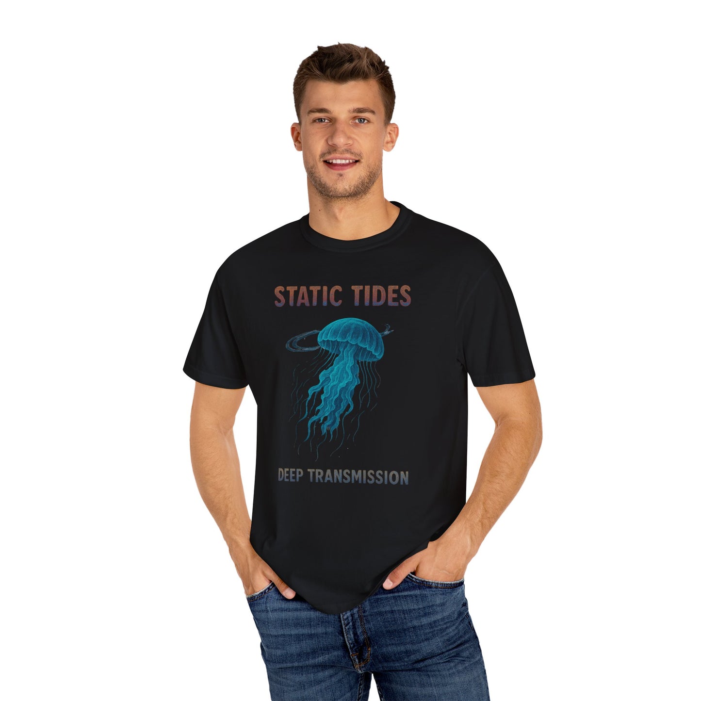 Static Tides Jellyfish Unisex Garment-Dyed T-Shirt
