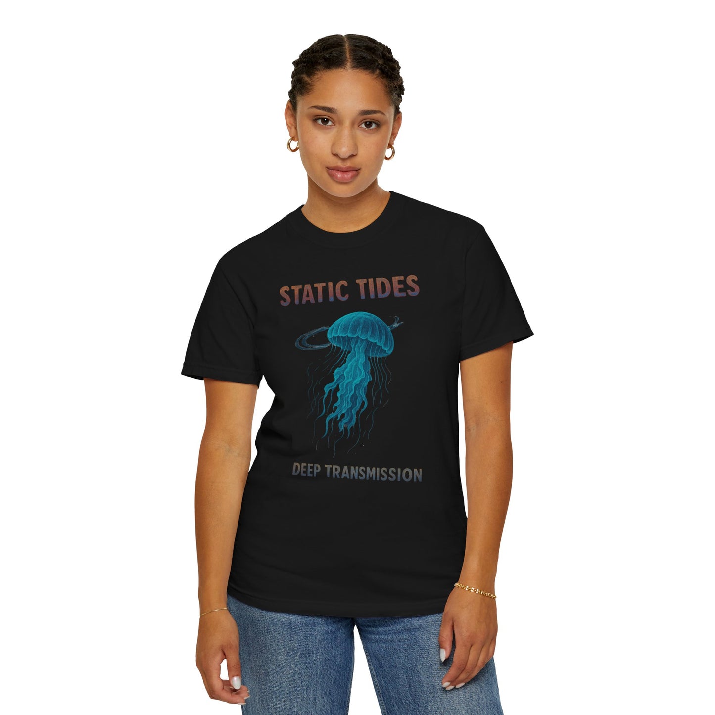 Static Tides Jellyfish Unisex Garment-Dyed T-Shirt
