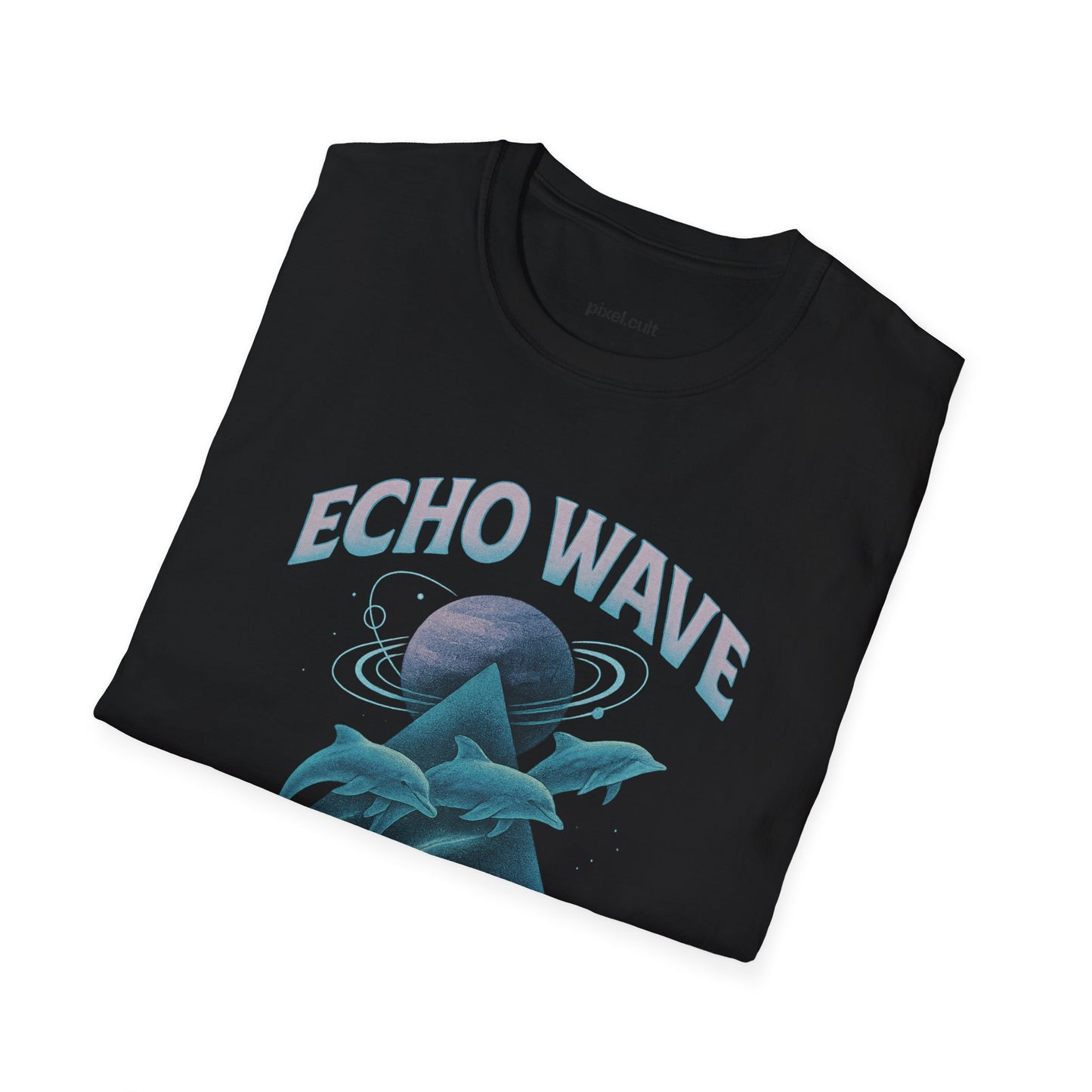 Echo Wave Dolphin Tour 2025 Unisex Softstyle T-Shirt