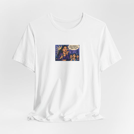 Female Kpop Idol Comic Premium Unisex Short-Sleeve Jersey Tee