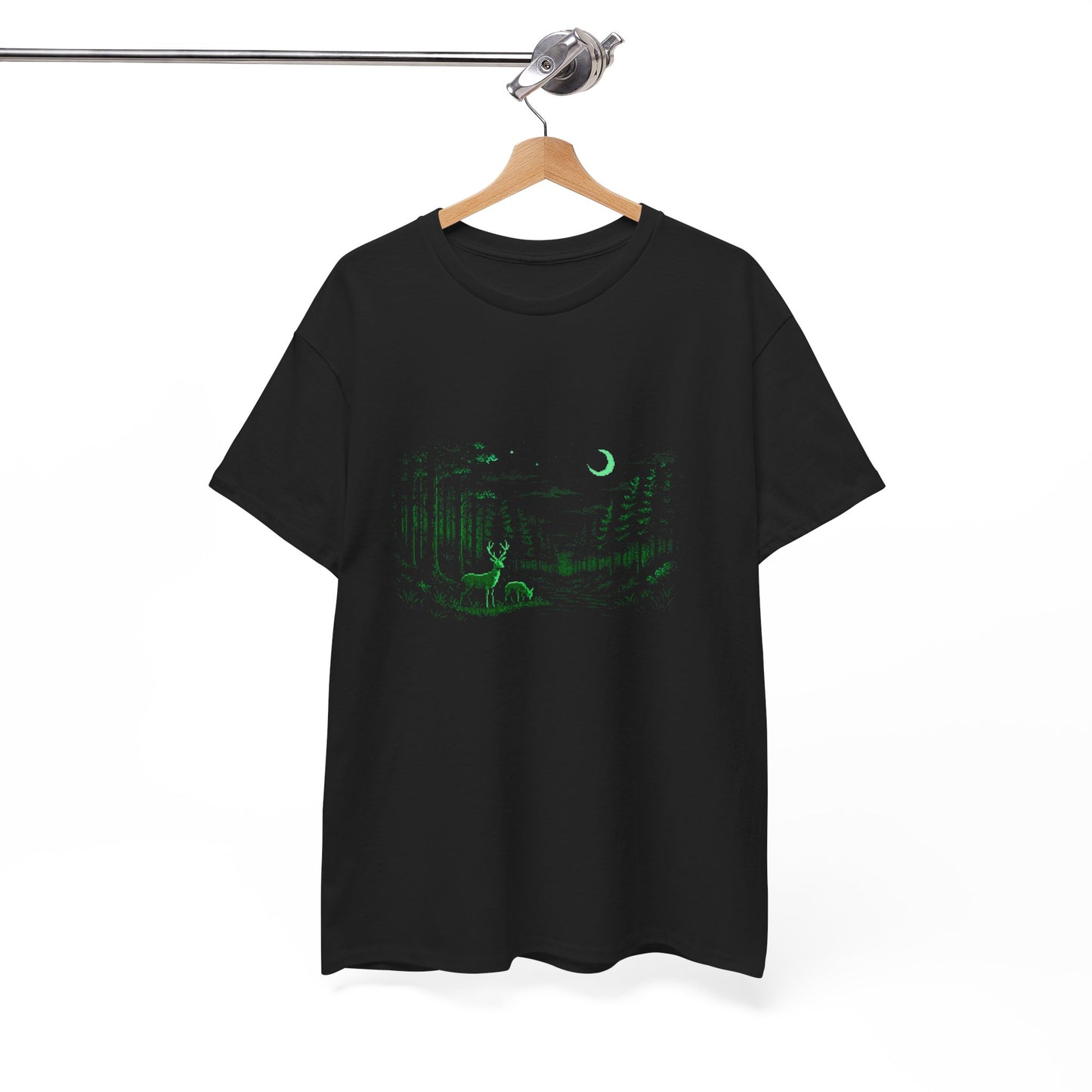 Moonlit Forest Unisex Heavy Cotton T-shirt