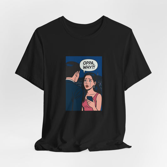 Kdrama Queen Oppa Why Comic Premium Unisex Jersey Tee