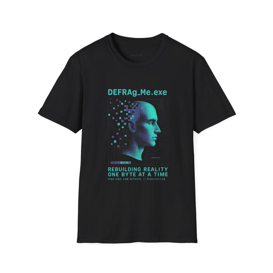 Defrag Me Tech-Inspired Unisex Softstyle T-Shirt