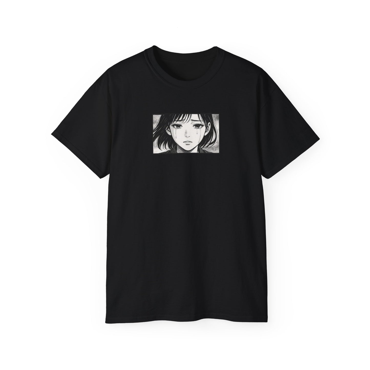 Anime Sad Girl Unisex Ultra Cotton T-Shirt