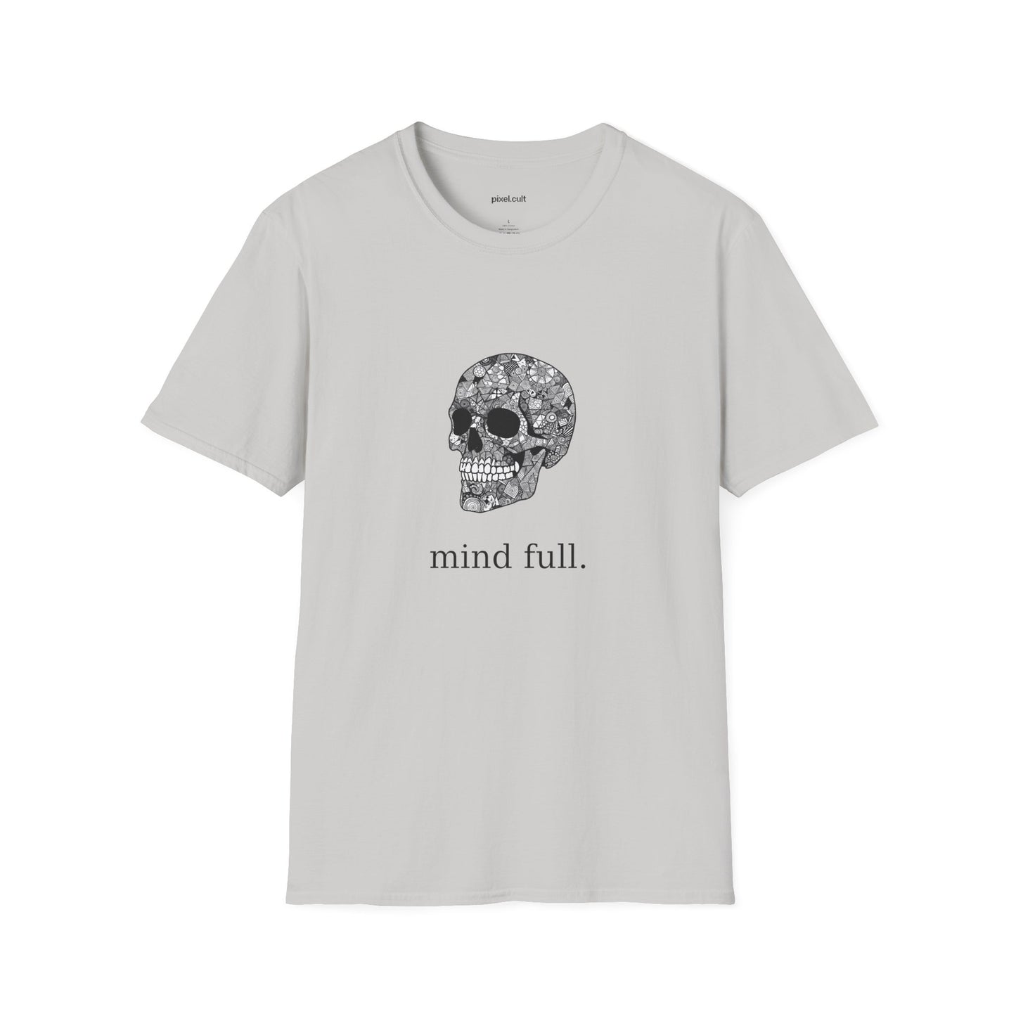 Mind Full Skull Graphic Unisex Softstyle T-Shirt