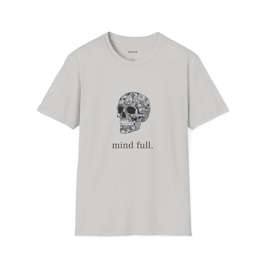 Mind Full Skull Graphic Unisex Softstyle T-Shirt