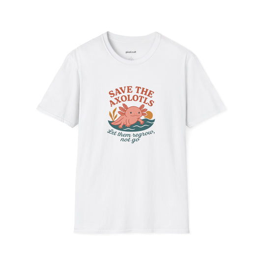 Save the Axolotls Unisex Softstyle T-shirt
