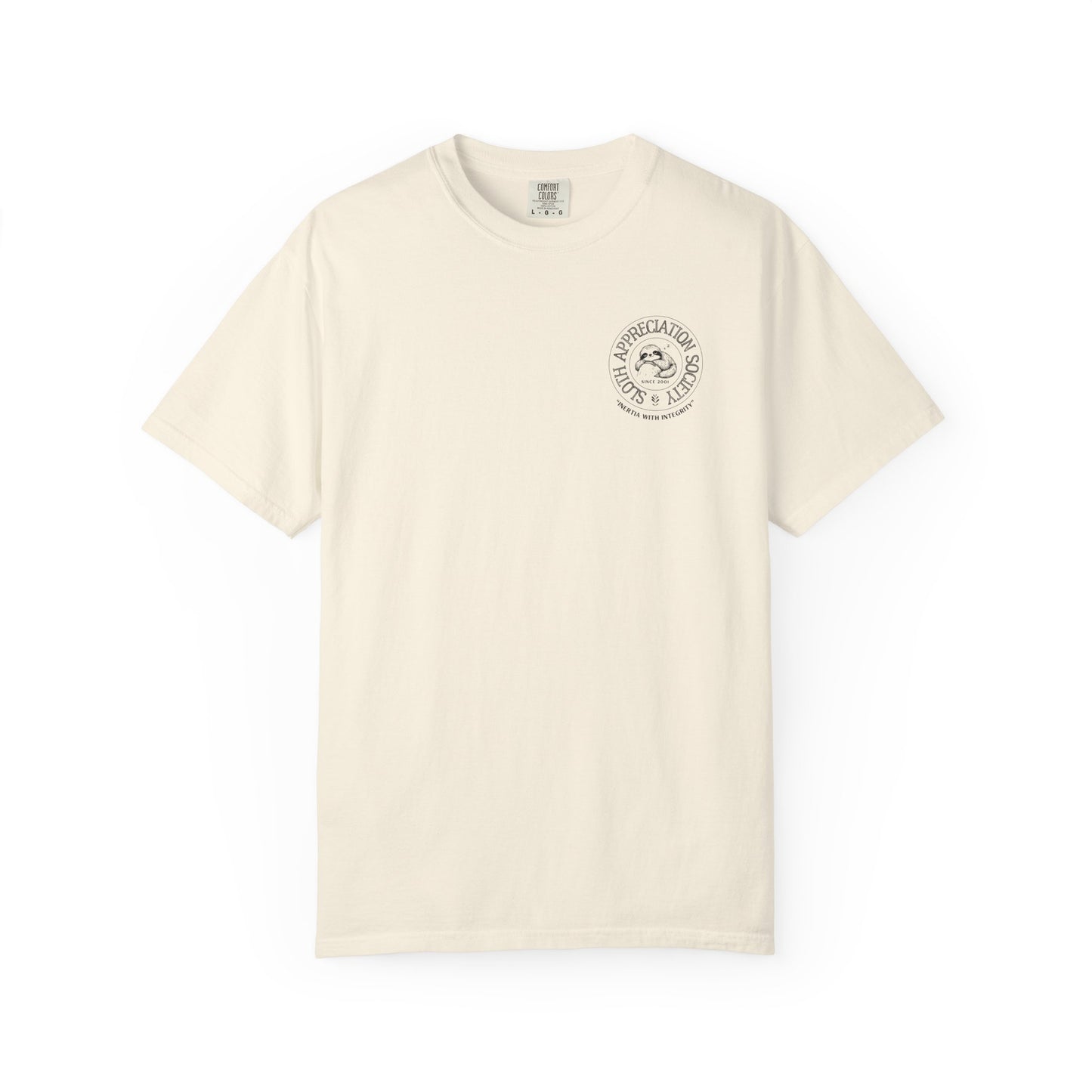 Sloth Appreciation Society Comfy Unisex Garment-Dyed T-shirt
