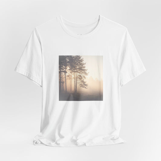 Trees in the Mist Premium Unisex Jersey Tee