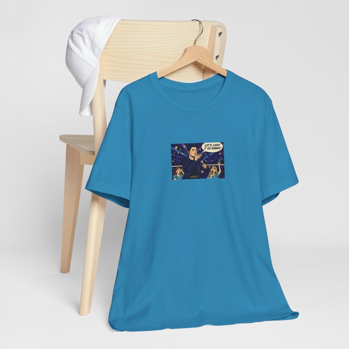 Male Kpop Idol Comic Premium Unisex Short-Sleeve Jersey Tee