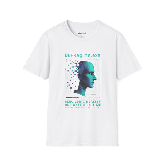Defrag Me Tech-Inspired Unisex Softstyle T-Shirt