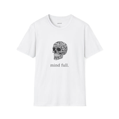 Mind Full Skull Graphic Unisex Softstyle T-Shirt