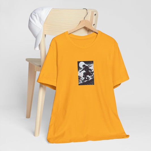 Ninja Boy Skater Premium Unisex Short Sleeve Jersey Tee