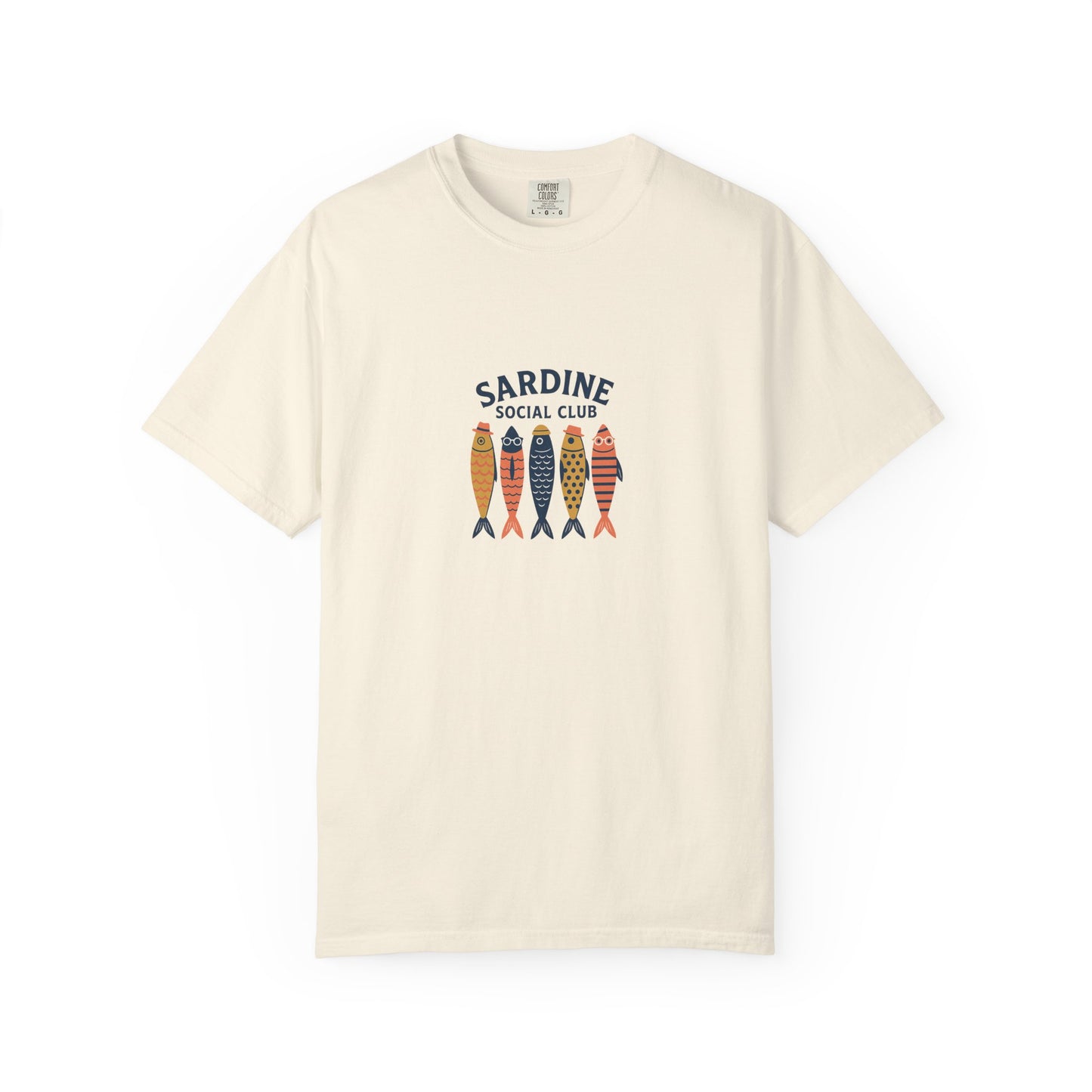 Sardine Social Club Comfy Unisex Garment-Dyed T-Shirt