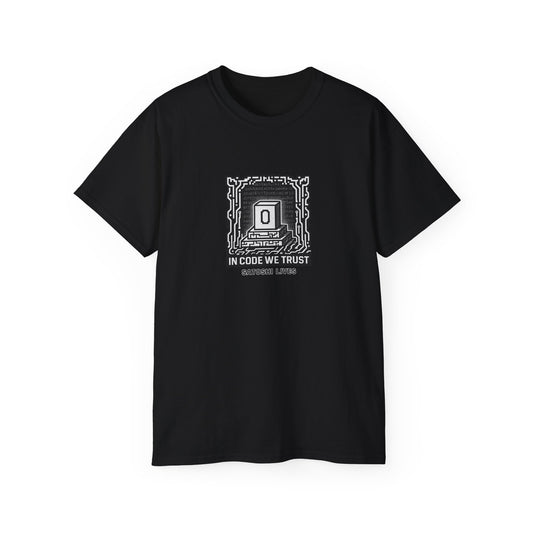 Bitcoin Genesis Block Unisex Ultra Cotton T-Shirt
