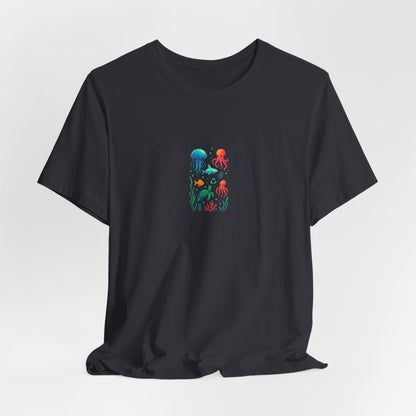 Pixelated Ocean Creatures I Premium Unisex Jersey Tee