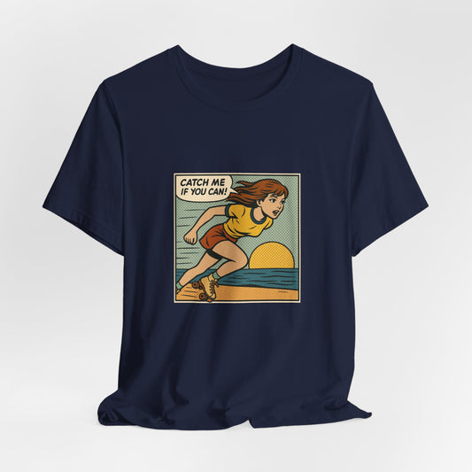Roller Girl Comic Premium Unisex Short-Sleeve Jersey Tee