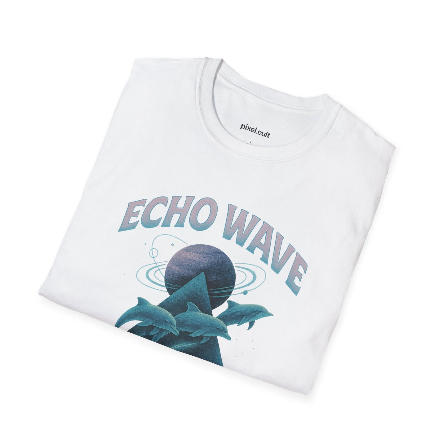 Echo Wave Dolphin Tour 2025 Unisex Softstyle T-Shirt