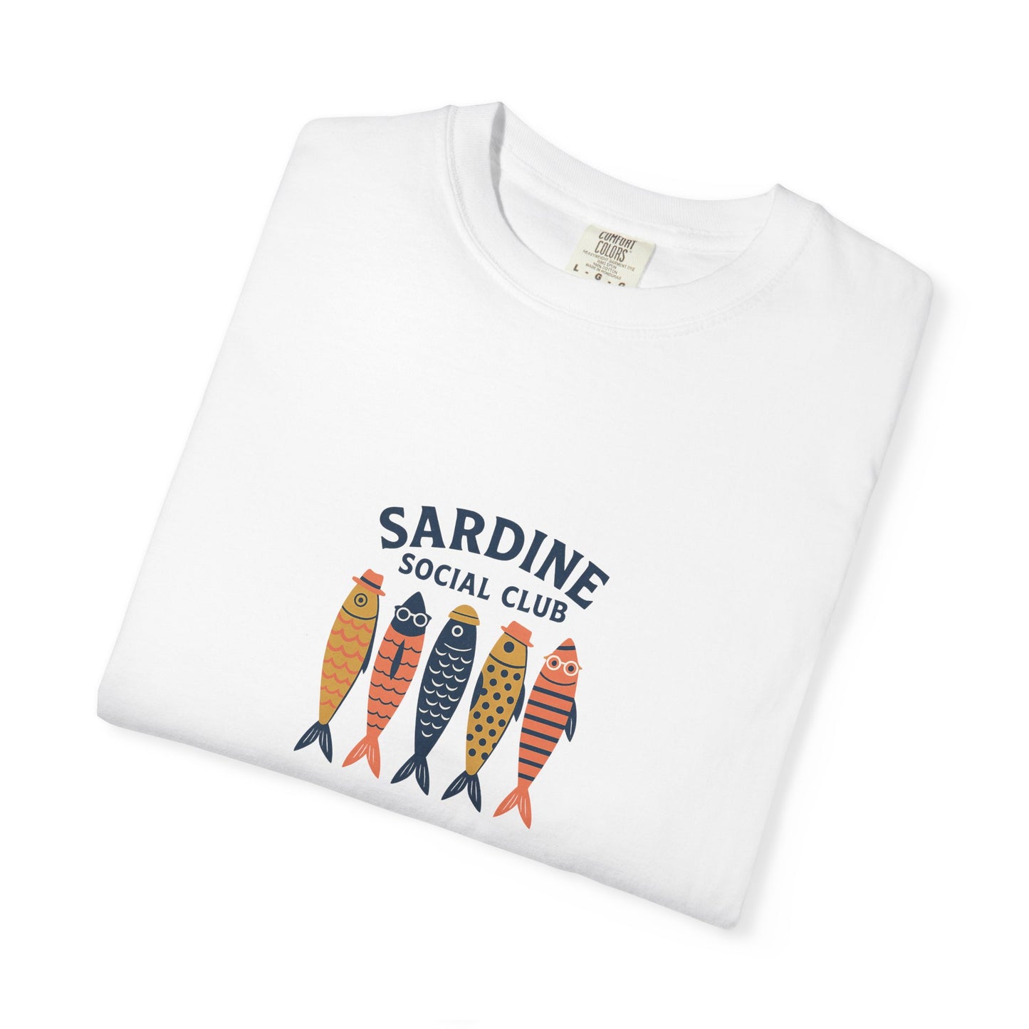 Sardine Social Club Comfy Unisex Garment-Dyed T-Shirt