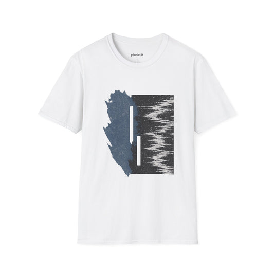 Urban Abstract Denim Unisex Softstyle T-Shirt