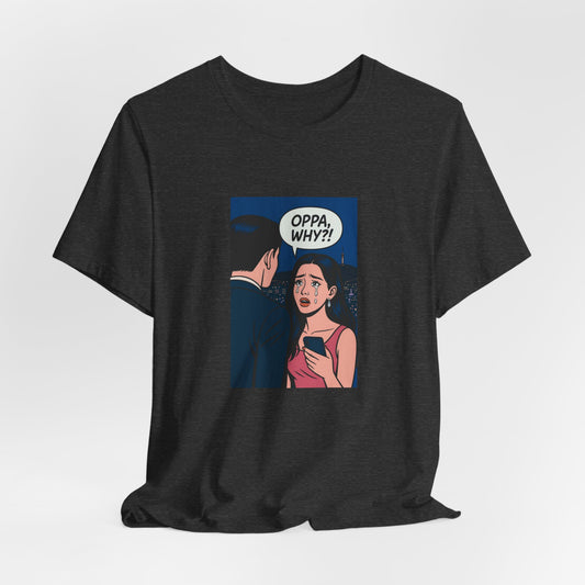 Kdrama Queen Oppa Why Comic Premium Unisex Jersey Tee