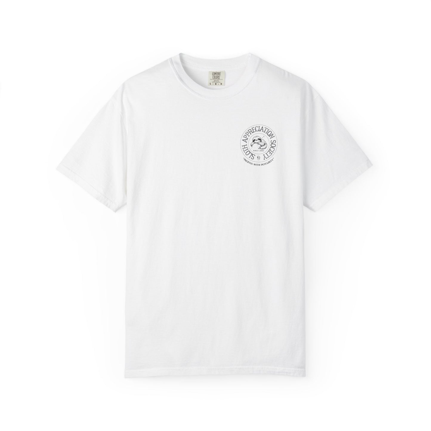 Sloth Appreciation Society Comfy Unisex Garment-Dyed T-shirt