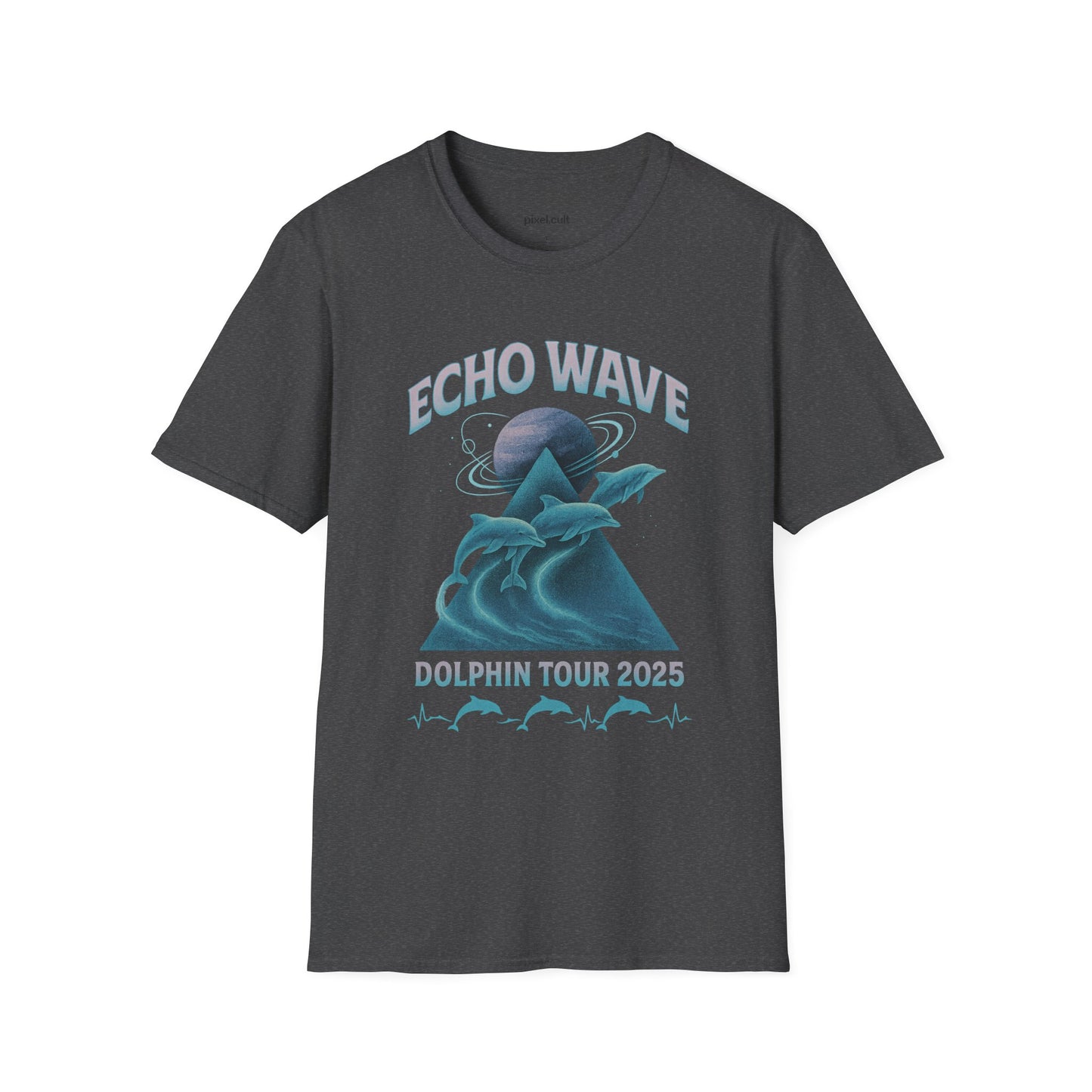 Echo Wave Dolphin Tour 2025 Unisex Softstyle T-Shirt