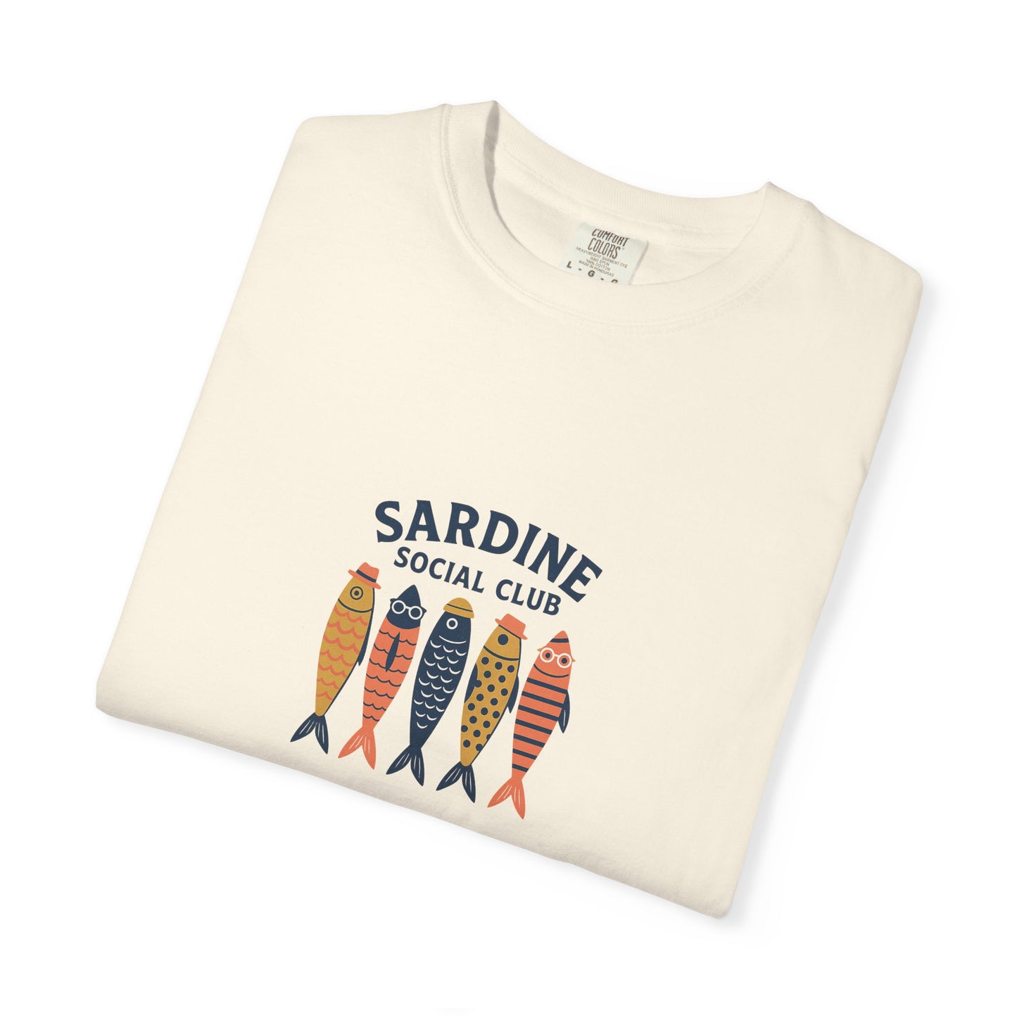 Sardine Social Club Comfy Unisex Garment-Dyed T-Shirt
