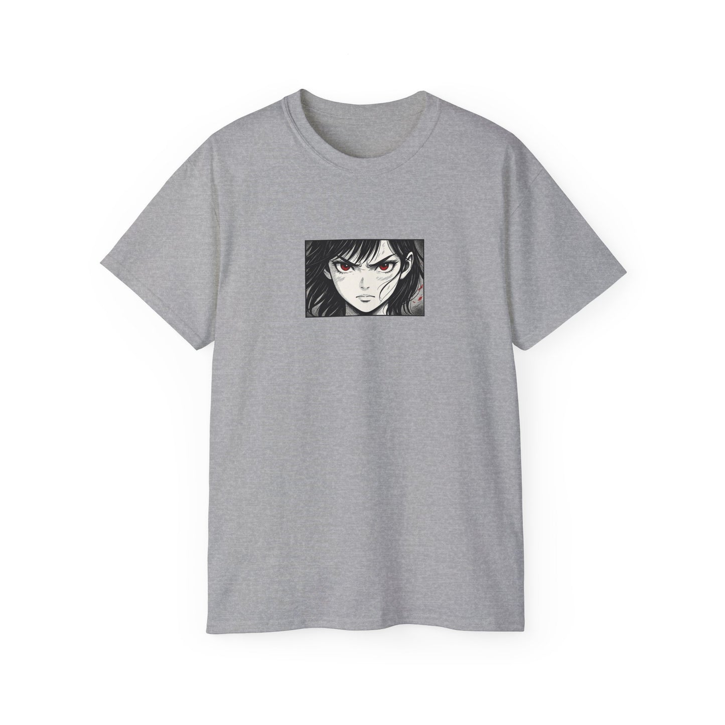 Anime Angry Girl Unisex Ultra Cotton Graphic Tee