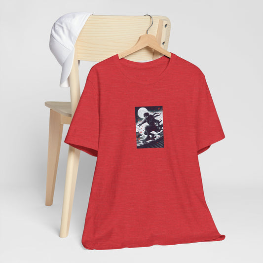 Ninja Boy Skater Premium Unisex Short Sleeve Jersey Tee