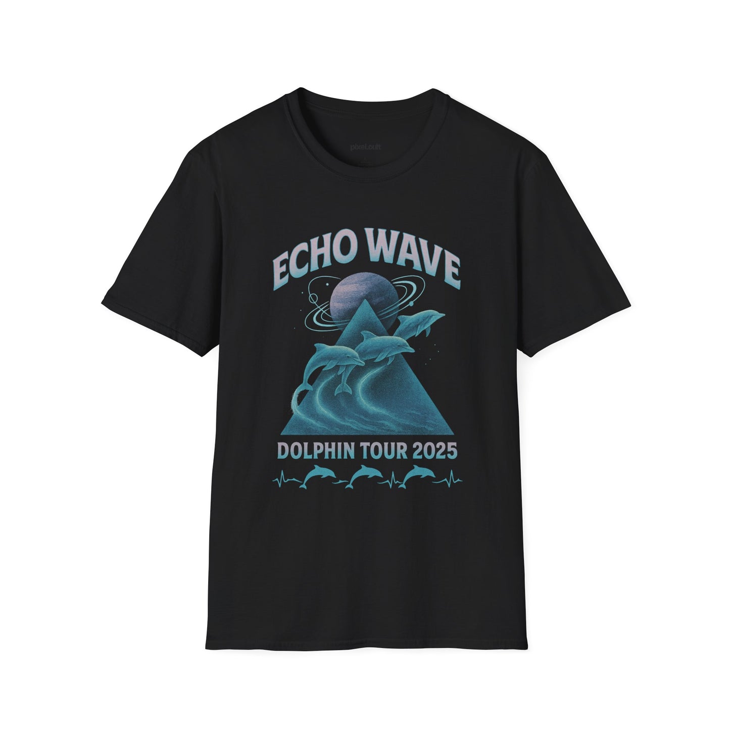 Echo Wave Dolphin Tour 2025 Unisex Softstyle T-Shirt