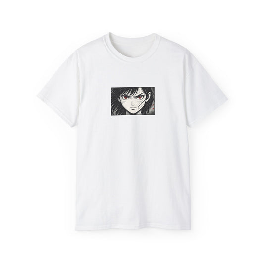 Anime Angry Girl Unisex Ultra Cotton Graphic Tee