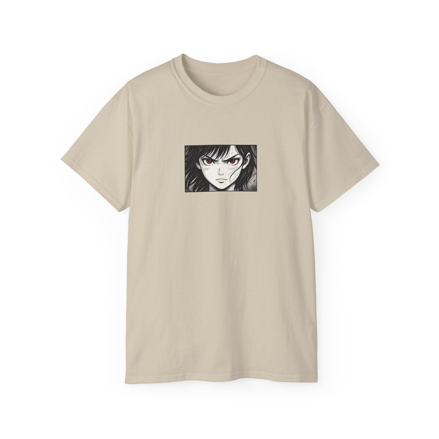 Anime Angry Girl Unisex Ultra Cotton Graphic Tee