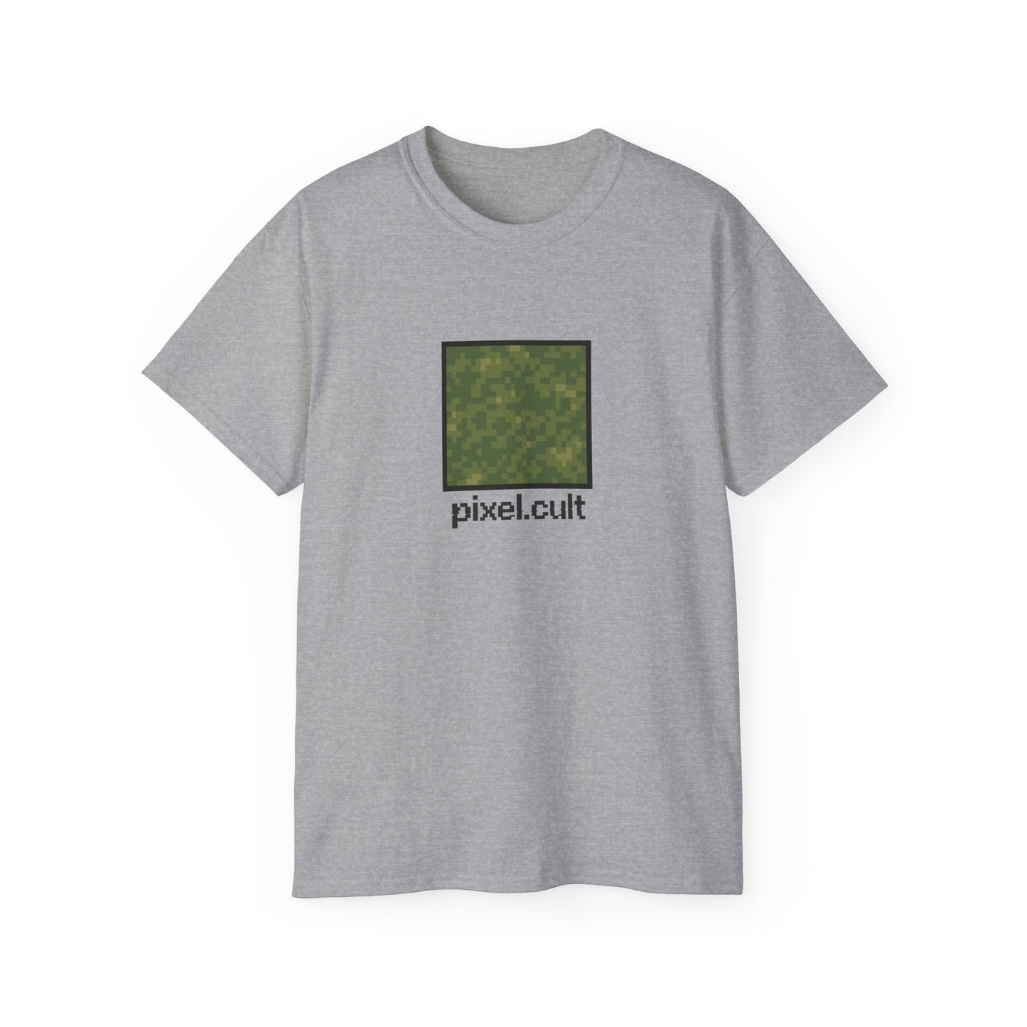 Pixel Cult Camo Logo Unisex Ultra Cotton Tee
